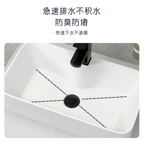 Бассейн -квадратный керамический умывальник Одиночный бассейн бассейн для лица Маленький бассейн с балконом бассейна для бассейна.