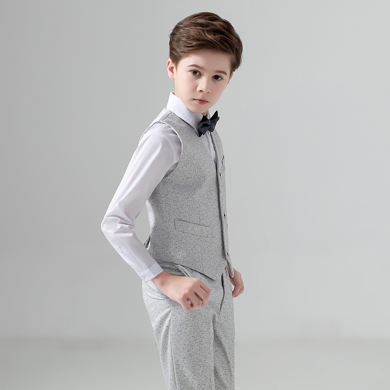 61 children suits suit three sets of flower children's gown for piano performance suit Inron boy little west suit fall