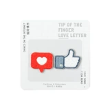 Модная сумка для пальца для влюбленных, с вышивкой, планировщик