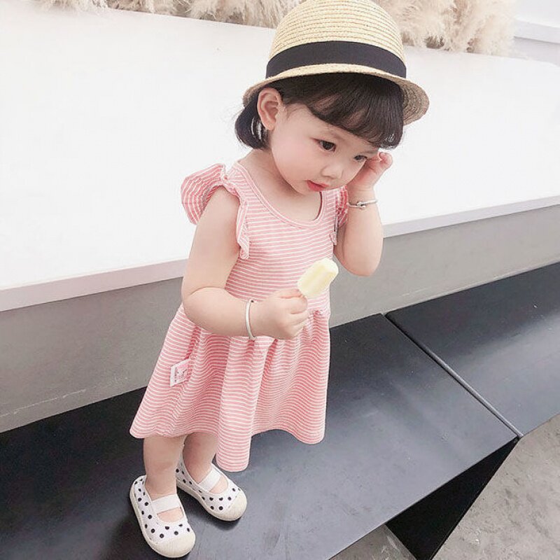 Summer dress for children baby dress 2 pure cotton 3 year old girl princess dress summer air