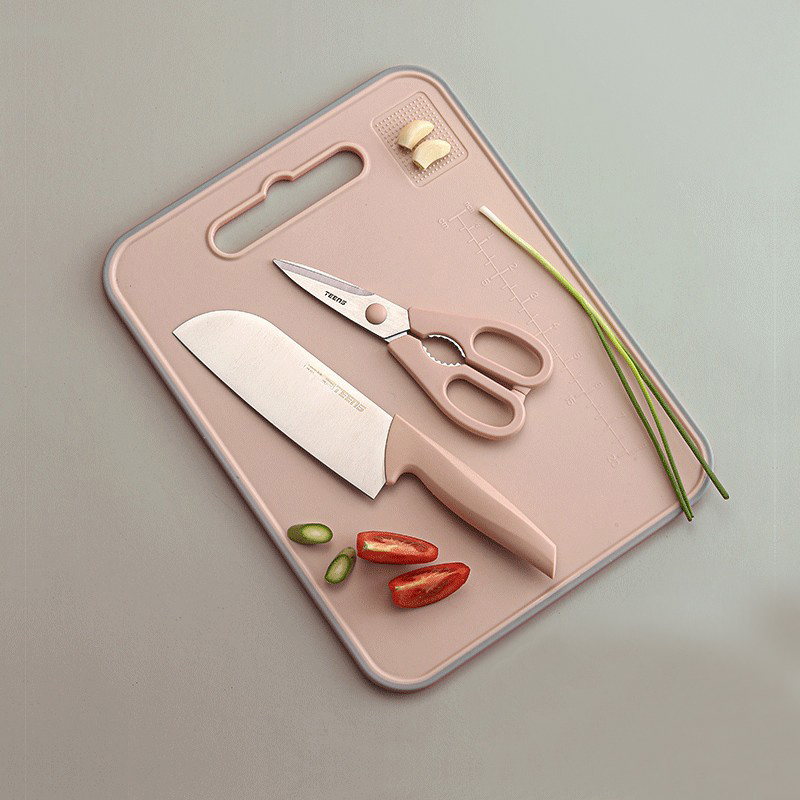 Baby Cutter Sets Group Baby Cutting Board Kitchen Knife Baby Deputy Food Cutting Board Case Board Home Bifacial Chopping Board Chopping Block