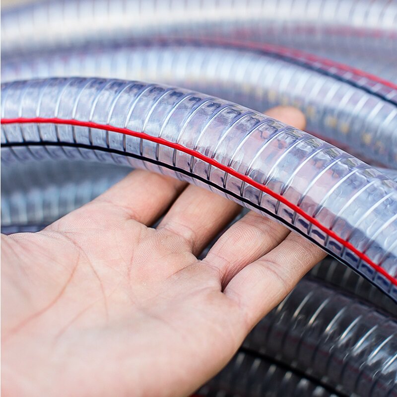 High temperature resistant corrosion PVC steel wire pipe hose inner diameter 16 20 20 32 32 38 40 50 4 6 points 1 2 inches