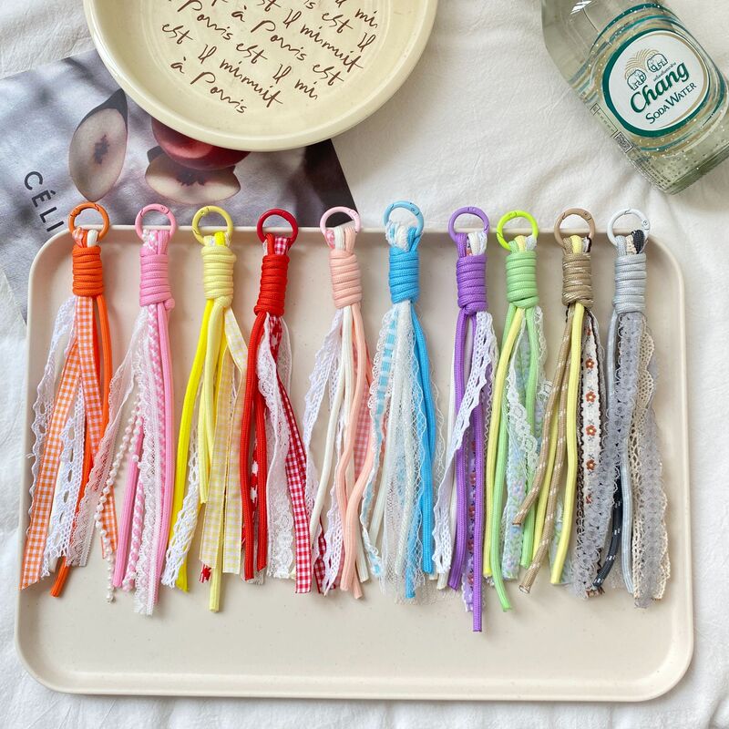 DIY Lace Tassel Pendant DIY Hand-Woven Lanyard Keychain Pendant Bag Pendant Accessories Materials DIY Lace Tassel Pendant DIY Hand-Woven Lanyard Keychain Pendant Bag Pendant Accessories Materials
