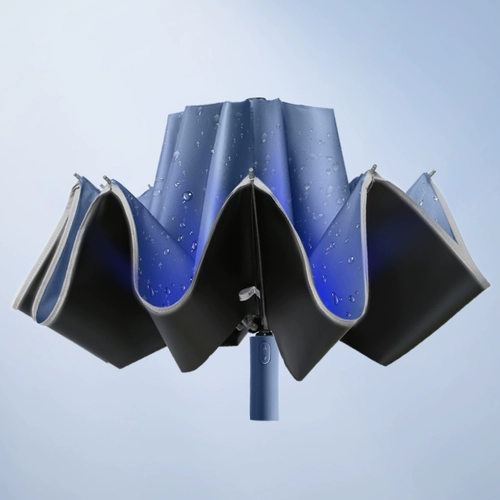 Мужской автоматический большой зонтик на солнечной энергии, полностью автоматический, защита от солнца