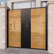 Garden Entrance Door Custom Iron Art Villa Courtyard Gate Outdoor Countryside Yard Door Rural Large Iron Door Single Double Open