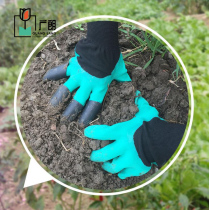 Gardening gloves Stab-resistant waterproof planting flower drawing grass labor protection garden planting wear-resistant non-slip dirt-resistant multifunctional gloves