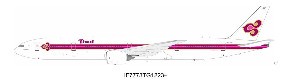 Pre: Inlight 1:200 aircraft model alloy Thai Airways Boeing B777-300 HS-TKF-Taobao