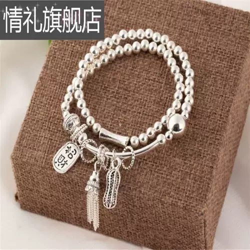 Ретро браслет с кисточками, подвеска, аксессуар, на удачу, популярно в интернете