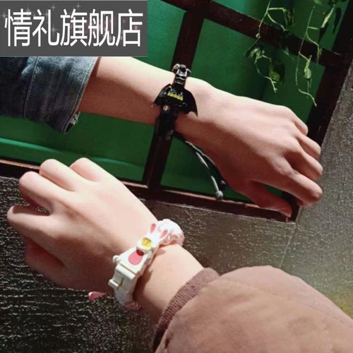 Ткань для влюбленных, плетеный аксессуар, мультяшный браслет, простой и элегантный дизайн