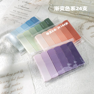 Mini Gradient Correction Tape, Silent, Continuous, High-Quality, Portable, Simple, Small Correction Tape, Special Correction Tape, Economical Pack, Large Capacity, Japanese Style Student Correction Tape