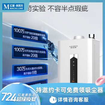 A.O. Smith/Smith 16-Liter Escx Silent Gas Water Heater, Safe for Home Use, Low-Pressure Combustion