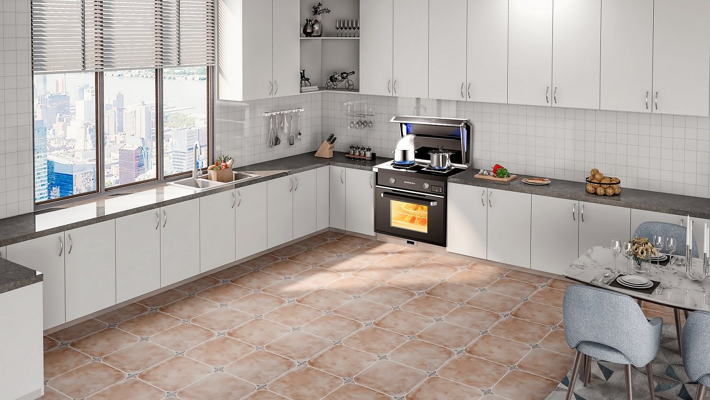 Senfer/Shuaifeng S63-7B-90 Integrated Steam and Baking Stove