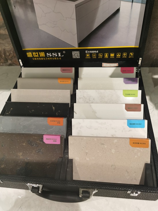 Baby Rabbit whole house custom cabinet quartz stone countertop thickness 1.5MM 20 kinds of colors to choose from