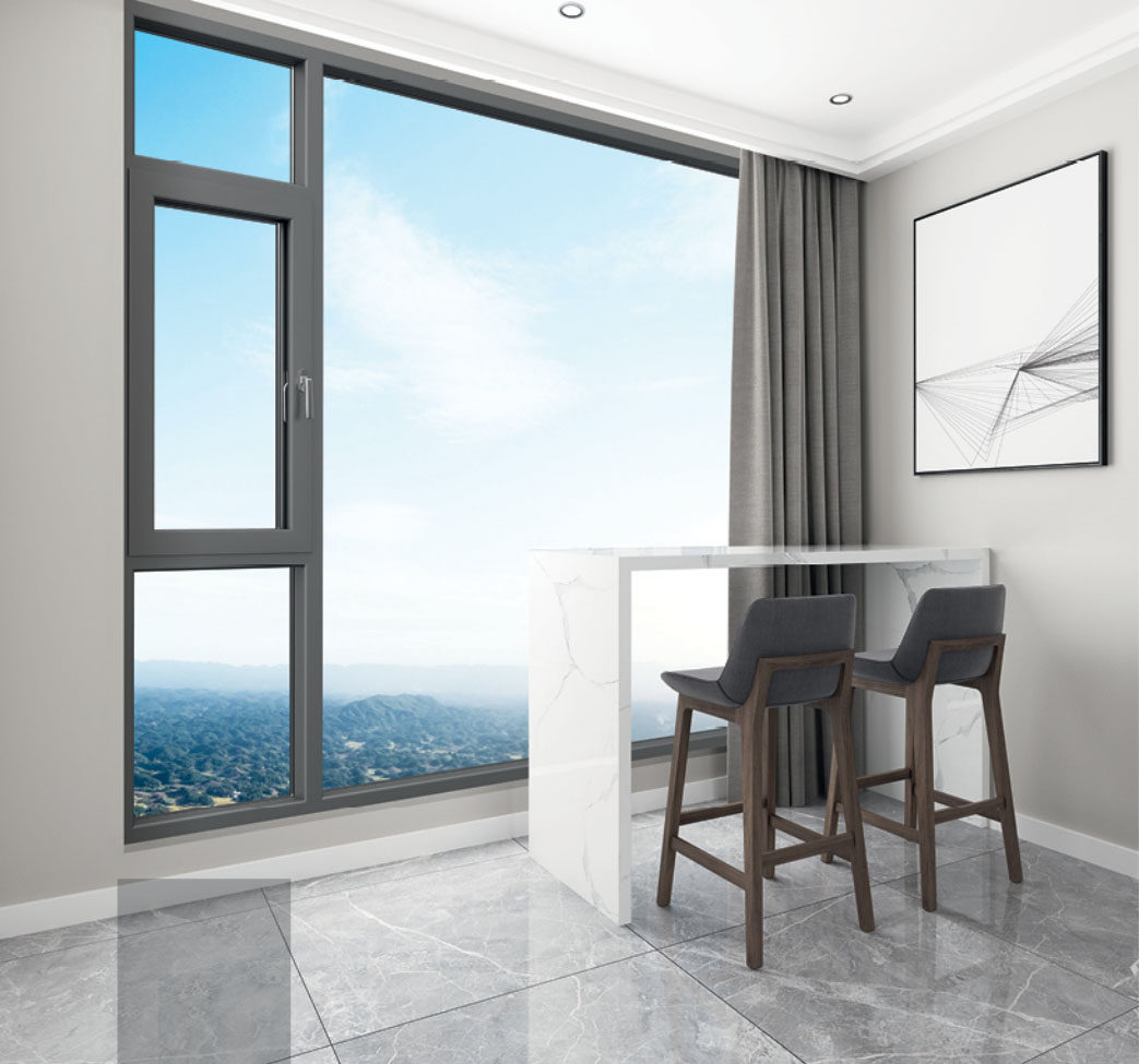 Bainuokele system doors and windows 65 screen windows sound insulation and security windows folding diamond mesh aluminum alloy doors and windows