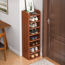 Fu Menghua Shoe Rack Home Door Layered Partition Simple Shoe Cabinet Multi-layer Storage Artifact Narrow Long Three-dimensional Shoe Rack
