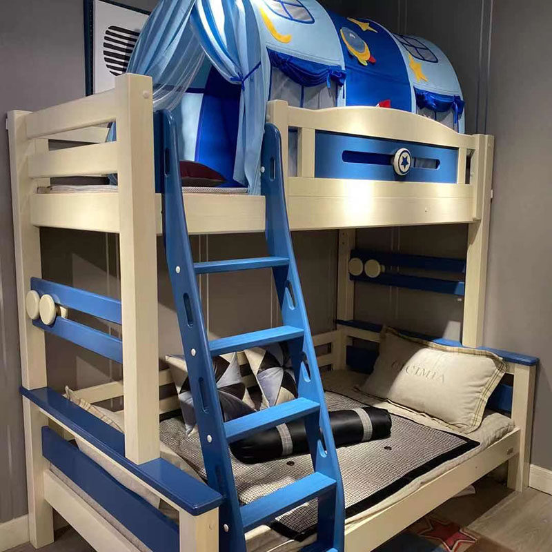 Western Simia Boy student Single beds minimalist modern small family-size children's house with a light and luxurious minimalist atmosphere