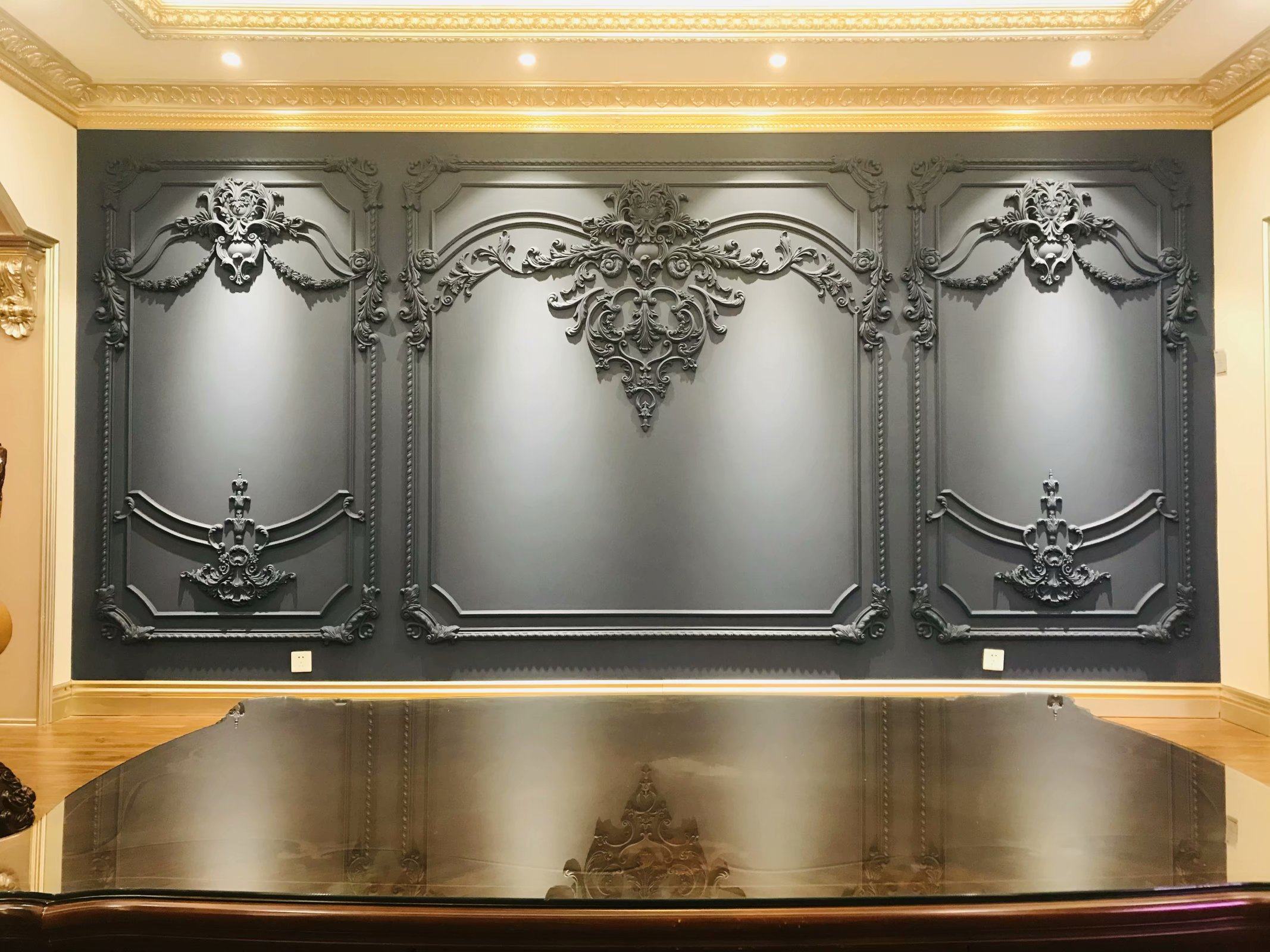 Polymer (PU) background wall French European American Modern Chinese