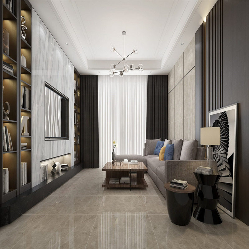 Grace Tile Bright Neutral Color Modern Marble LF-DIQ2T80527 Armani Medium Gray Brick