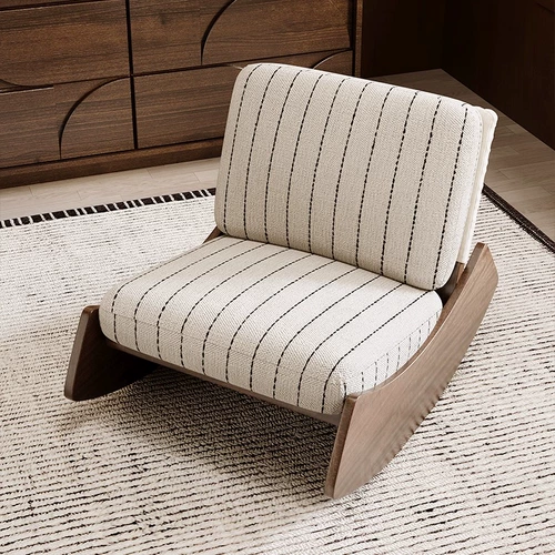 贝橘 Кресло-качалка в стиле ваби-саби, кресло для отдыха на балконе в стиле середины века, скандинавский ленивый дизайнерский B & B домашняя гостиная для отдыха