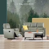 Семейный универсальный диван, кожаный электрический комплект, из натуральной кожи, воловья кожа