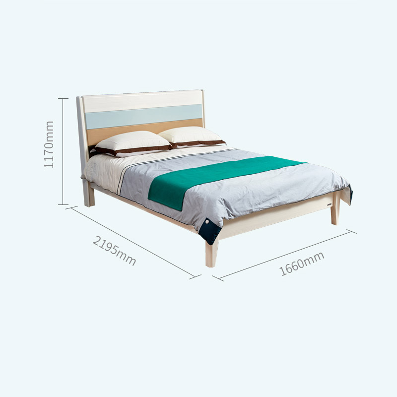 My E Home solid wood bed Children bed linen bed for men and women Children's bed 1 5m bed (shipped 60 days after the lower order) - Taobao