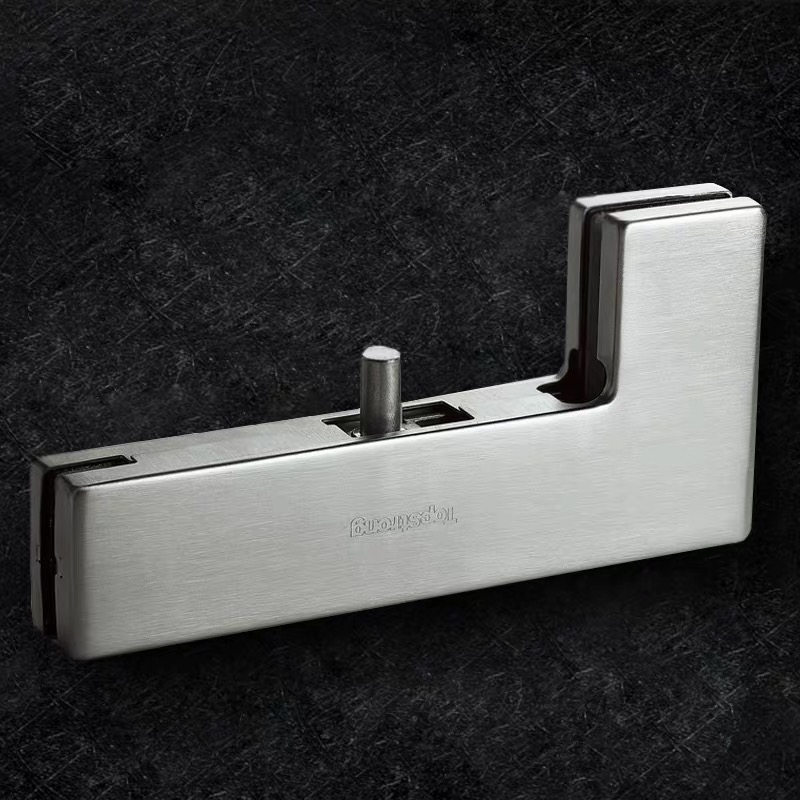 Top solid door top and bottom clamp glass door shaft stainless steel glass hinge cabinet door shaft small hinge crank