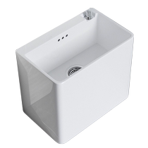Pawan balcony outdoor mop pool household bathroom ceramic mop pool floor-standing large and small trough pool