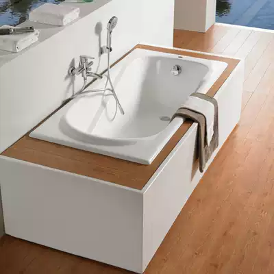 Kohler's Carrie fashion bathroom Si Lin series cast iron bathtub 17798T-WK