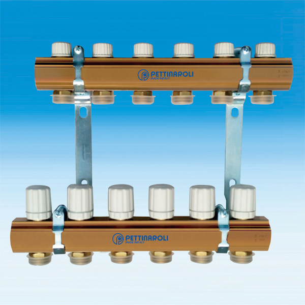 Water divider Italy PETTINAROLI (PETTINAROLI) Floor heating water divider Household whole house