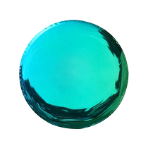 Zieta Poland Oko simple color wall-mounted electroplated stainless steel mirror round mirror decorative mirror