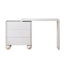 Qiliwu French cream style three-drawer cabinet dresser integrated modern minimalist bedroom light luxury high-end dressing table