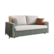 Muyue Sofa Bed Foldable Dual-Use Internet Celebrity Model Small Apartment Living Room Pull-out Sheet Single Multi-Function Retractable Bed