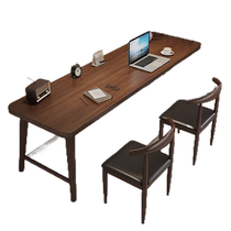 Absen solid wood double desk student home study writing bedroom computer desk office workbench rectangular table