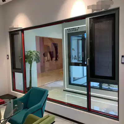 Guangdong Haoya aluminum alloy Casement power window electric household simple very narrow curtain integrated and durable