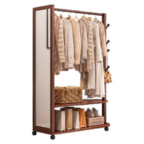 Haosha dressing mirror full-length mirror floor-to-ceiling mirror home wardrobe girls bedroom coat rack with mirror simple fitting mirror