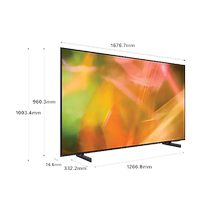 Samsung 75-inch 4K Ultra HD HDR ultra-thin full screen AI intelligent frame filling UA75AU8000JXXZ