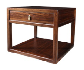 PIECE pint wit walnut wood series square tea table solid wood furniture is durable and light and luxurious