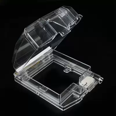 Tianji TJ86 type switch socket splash proof waterproof box socket transparent cosmetic room home cover bag