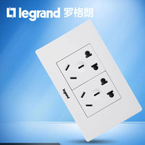 TCL Legrand switch socket panel 118 type Shangchaofeng white two-position 10-hole socket multi-functional six-hole