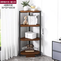 4 этаж] Цвет дикий дуб + черный каркас 30*30*100