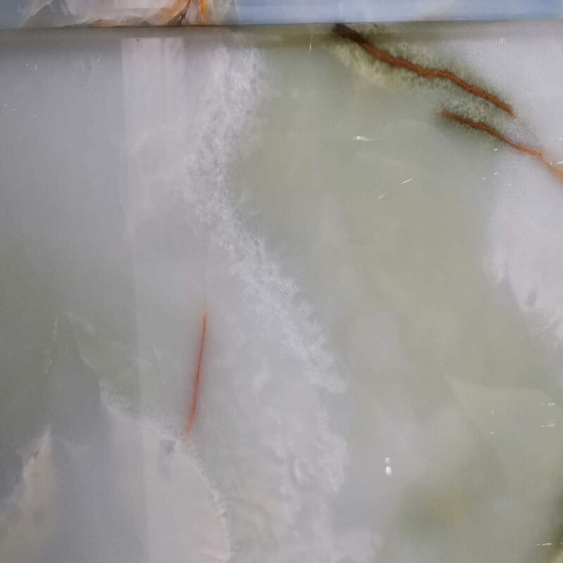 Rock slab background wall ceramic large slab marble stone large slab modern simple wooden grille TV background wall tile