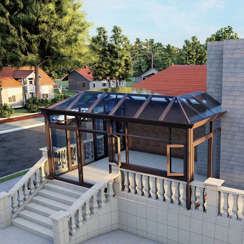 Feng aluminum 80 doors and windows sliding window sliding screen window custom one-piece broken bridge aluminum alloy window seal balcony greenhouse anti-theft