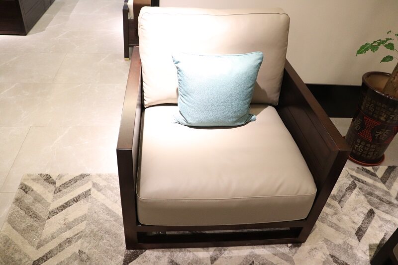 Hemu Home Xiye 121-SF-A-02-D 高級でスタイリッシュ、エレガントなシングルソファ