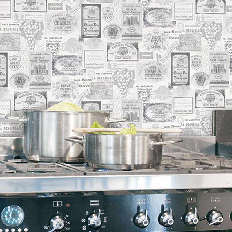 ROEN Rouran Wallpaper Italian Dining Room Whole Cabinet Backwall Non-woven Bottom Pictorial Old Environmental Wallpaper G12284