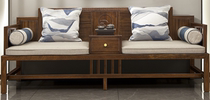 Red Star Macalline Shopping Malls same model Zhongzhixin Yujiang Luohan bed light luxury all solid wood new Chinese style
