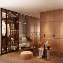 Zolali leather wardrobe door entrance bedroom custom cabinet leather door panel home simple wardrobe custom assembly