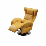 Серия Chivas Este, современный итальянский стиль, простой, легкий, роскошный кожаный одноместный кожаный диван