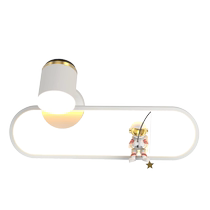 Pintuo childrens room wall lamp Nordic creative astronaut boy girl room cartoon starry sky bedroom bedside lamp