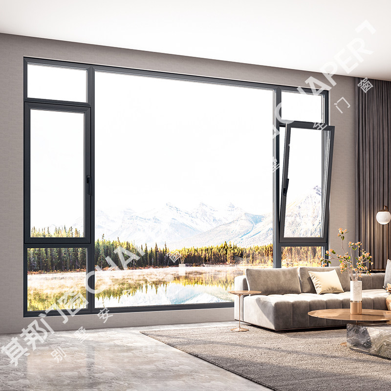 Its State Doors And Windows Enchantment Series Broken Bridge Aluminum Alloy Casement Windows Inside and outside Two Color Optional Opening Mode Optional-Taobao