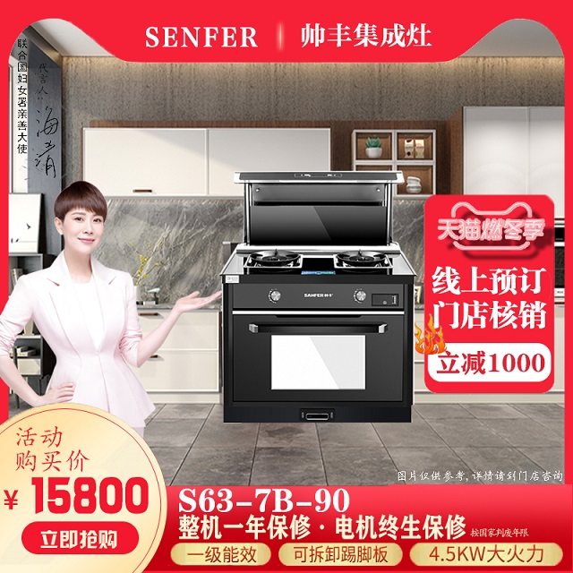 Senfer/Shuaifeng S63-7B-90 Integrated Steam and Baking Stove
